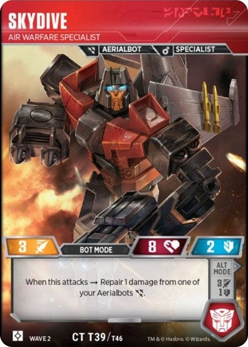 Image for Skydive - Air Warfare Specialist (39) - Transformers TCG