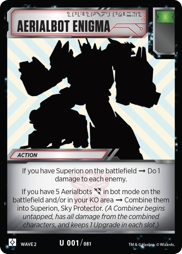 Image for Aerialbot Enigma (1) - Transformers TCG