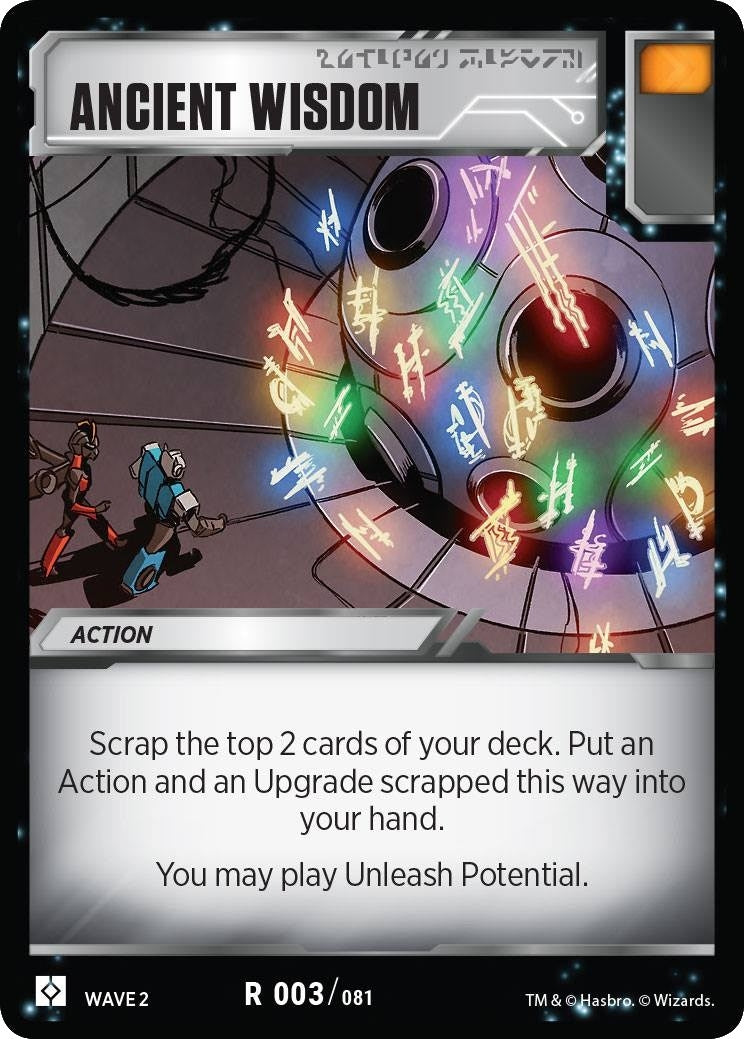 Image for Ancient Wisdom (3) - Transformers TCG