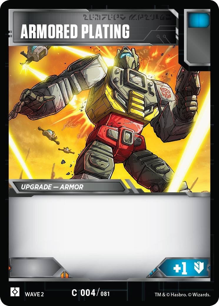 Image for Armored Plating (4) - Transformers TCG