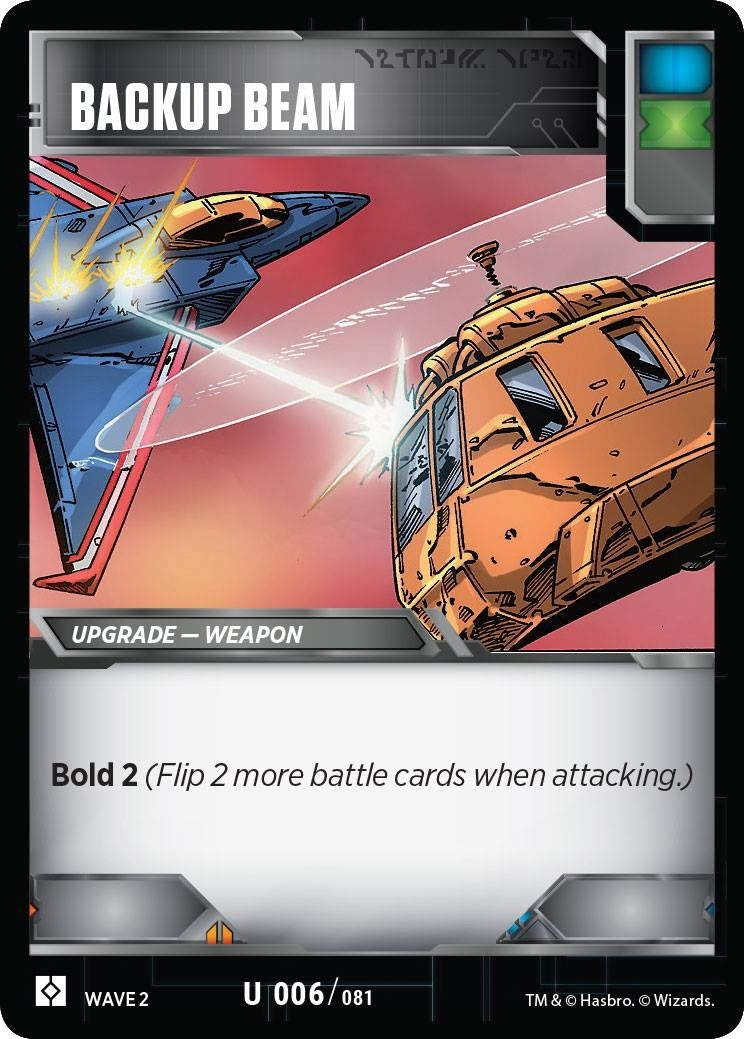 Image for Backup Beam (6) - Transformers TCG