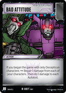 Image for Bad Attitude (7) - Transformers TCG
