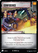 Image for Confidence (13) - Transformers TCG