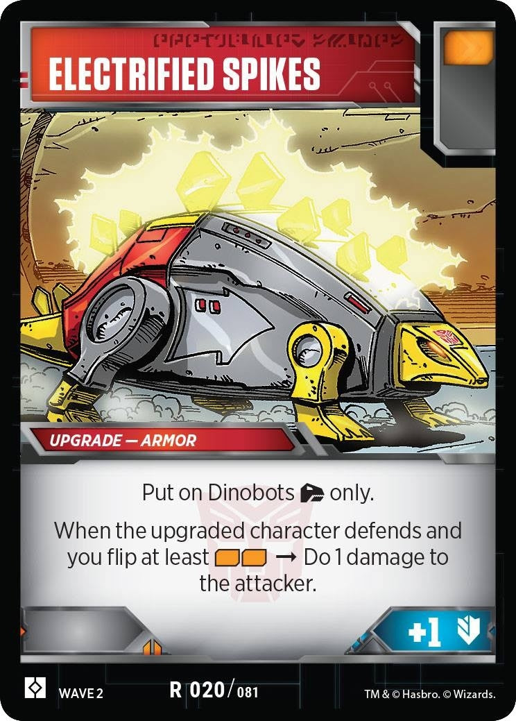 Image for Electrified Spikes (20) - Transformers TCG