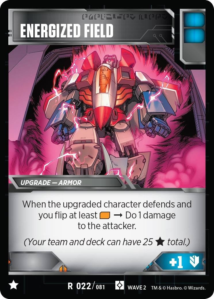 Image for Energized Field (22) - Transformers TCG