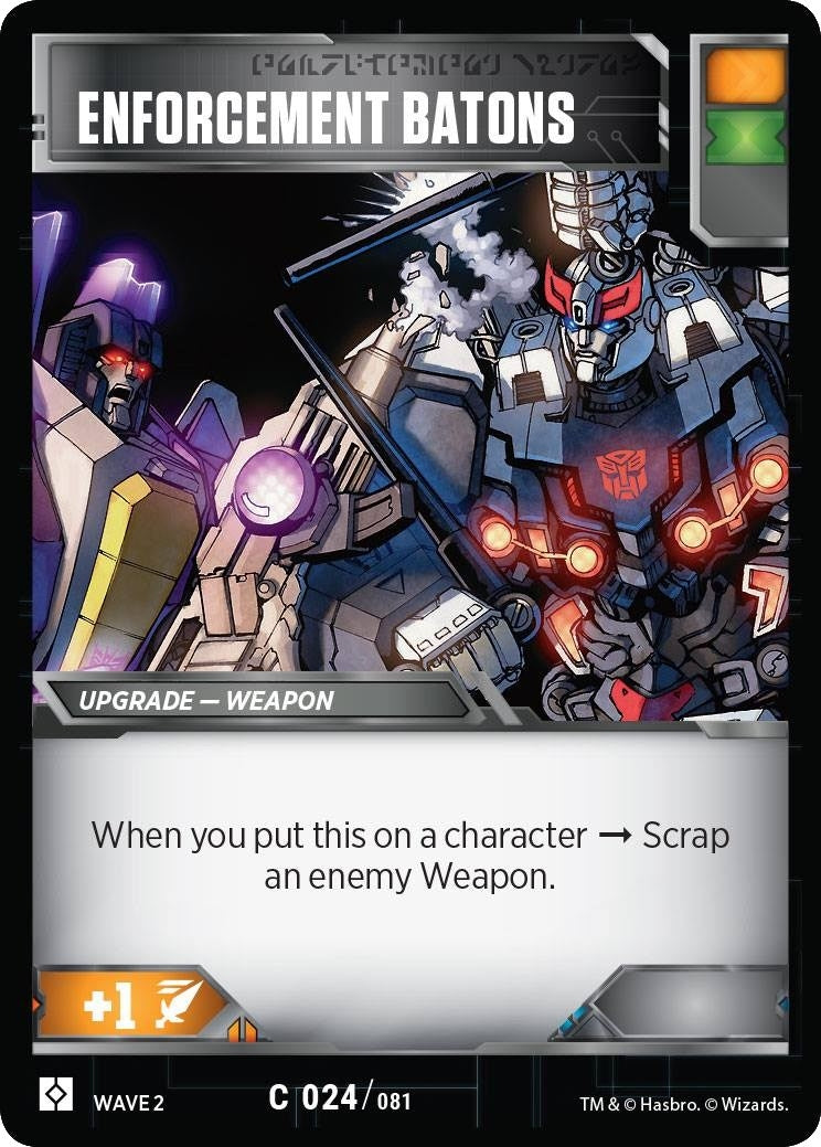Image for Enforcement Batons (24) - Transformers TCG