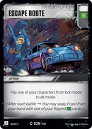 Image for Escape Route (26) - Transformers TCG