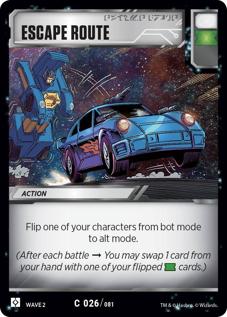 Image for Escape Route (26) - Transformers TCG