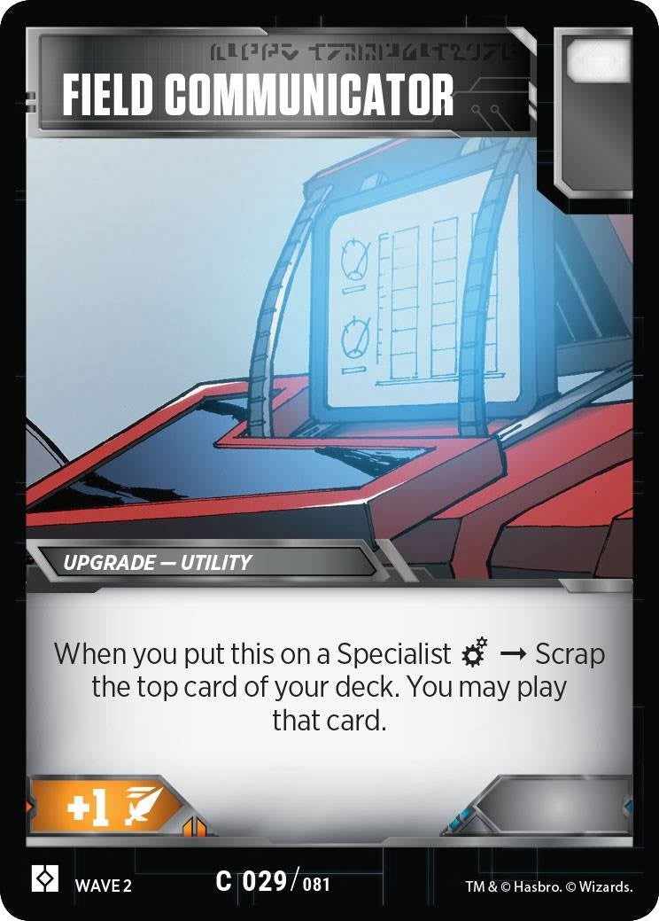 Image for Field Communicator (29) - Transformers TCG