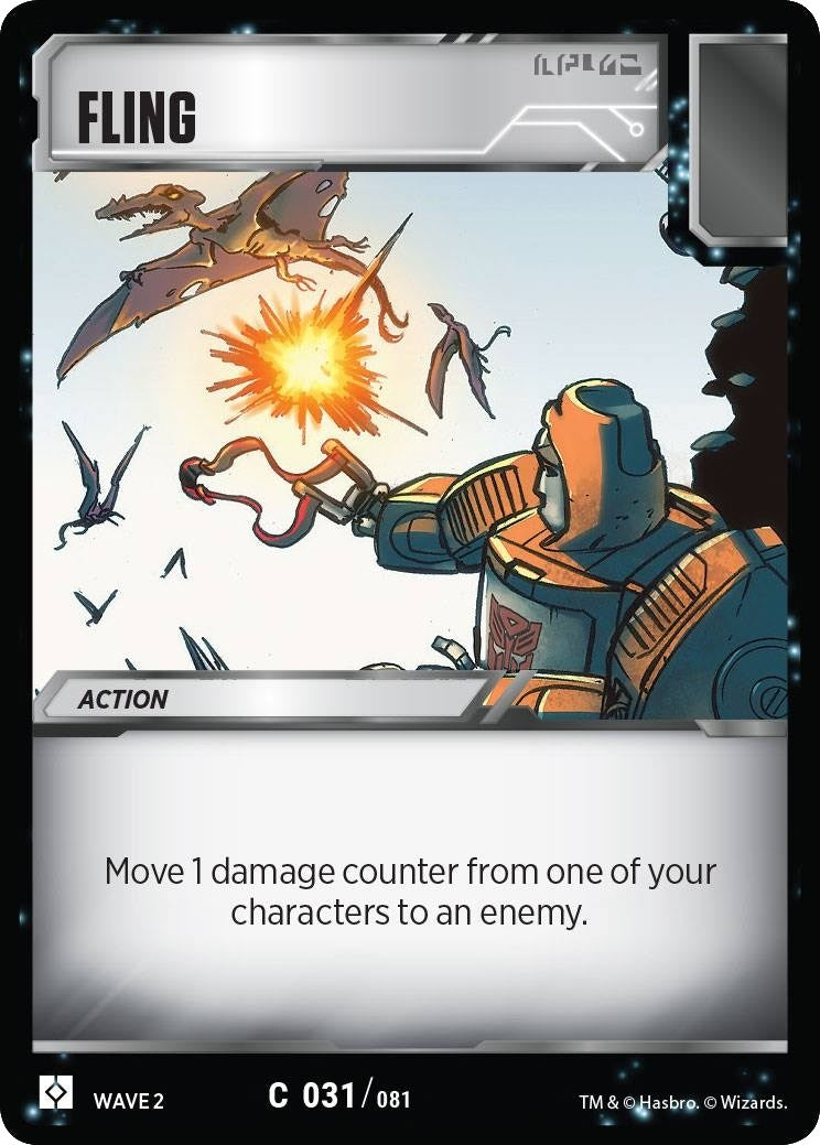 Image for Fling (31) - Transformers TCG