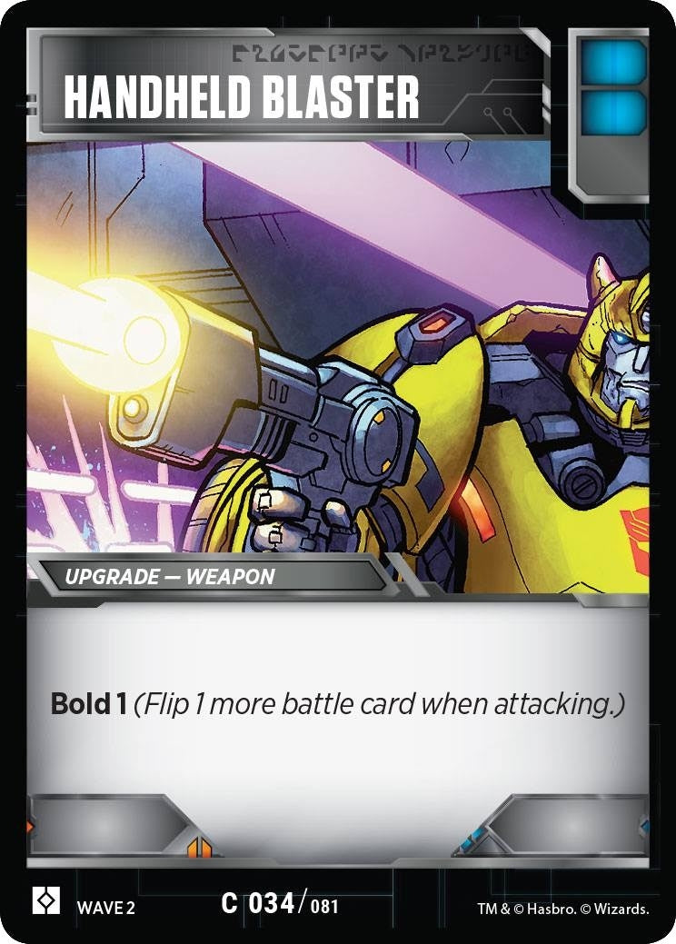Image for Handheld Blaster (34) - Transformers TCG