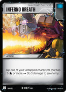 Image for Inferno Breath (37) - Transformers TCG