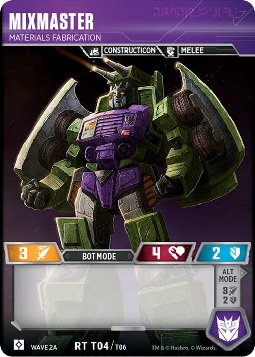 Image for Mixmaster - Materials Fabrication (Wave 2A - Devastator) (4) - Transformers TCG