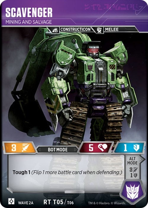 Image for Scavenger - Mining And Salvage (Wave 2A - Devastator) (5) - Transformers TCG