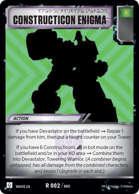 Image for Constructicon Enigma (Wave 2A - Devastator) (2) - Transformers TCG