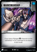 Image for Marksmanship (41) - Transformers TCG