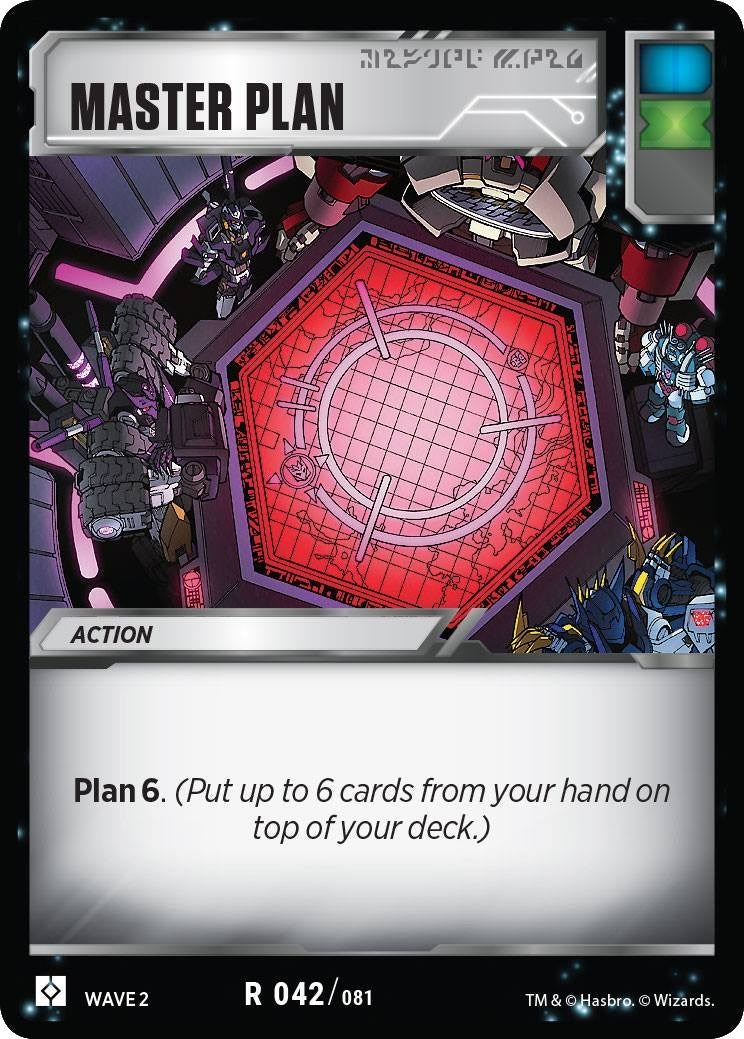 Image for Master Plan (42) - Transformers TCG