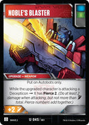 Image for Noble's Blaster (45) - Transformers TCG