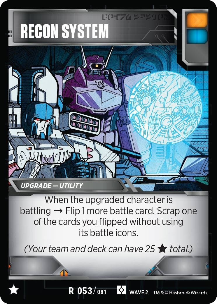 Image for Recon System (53) - Transformers TCG