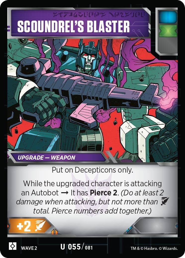 Image for Scoundrel's Blaster (55) - Transformers TCG