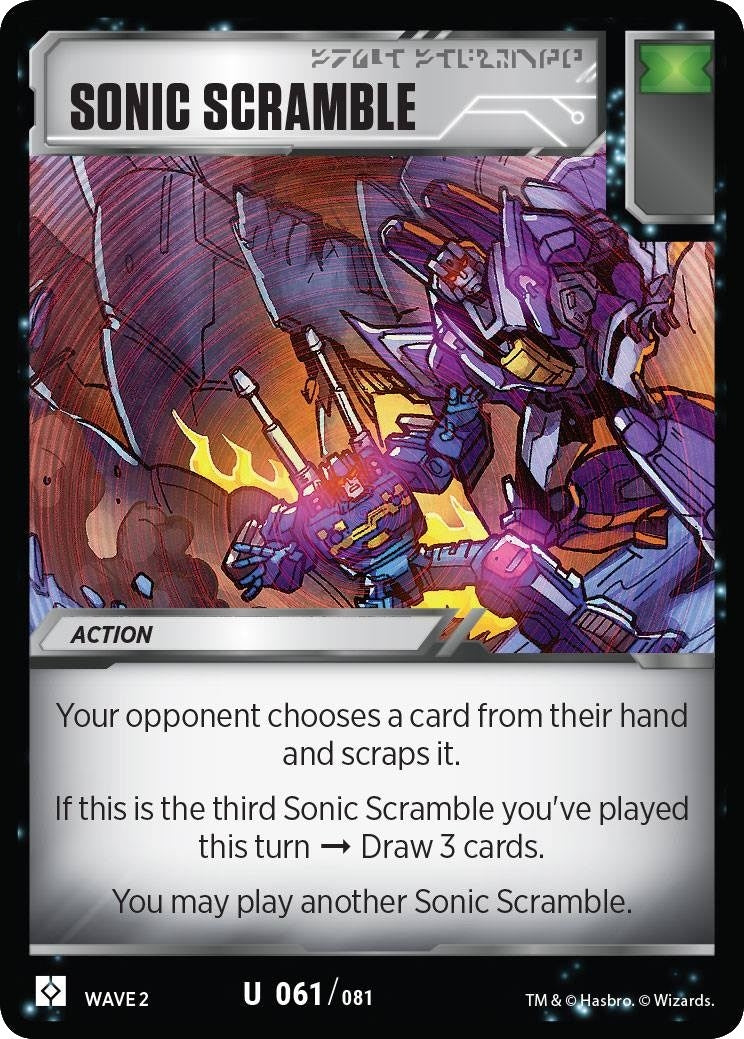 Image for Sonic Scramble (61) - Transformers TCG