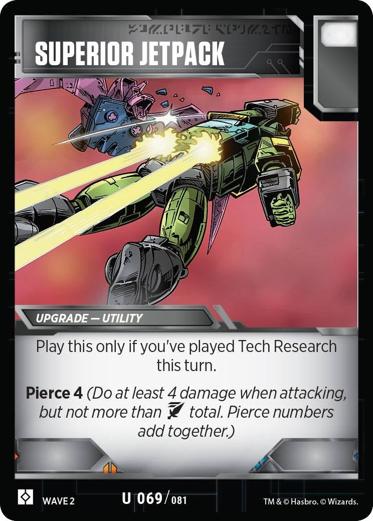 Image for Superior Jetpack (69) - Transformers TCG