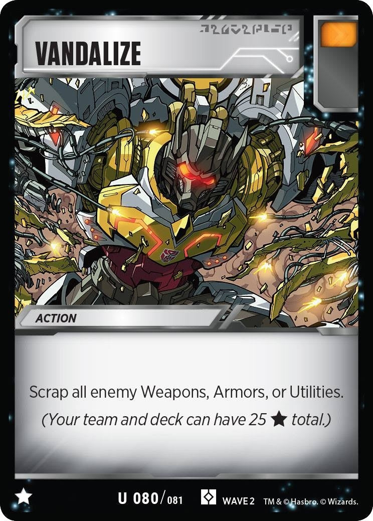 Image for Vandalize (80) - Transformers TCG