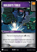Image for Builder's Tools (Wave 2A - Devastator) (1) - Transformers TCG