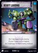 Image for Heavy Landing (Wave 2A - Devastator) (3) - Transformers TCG
