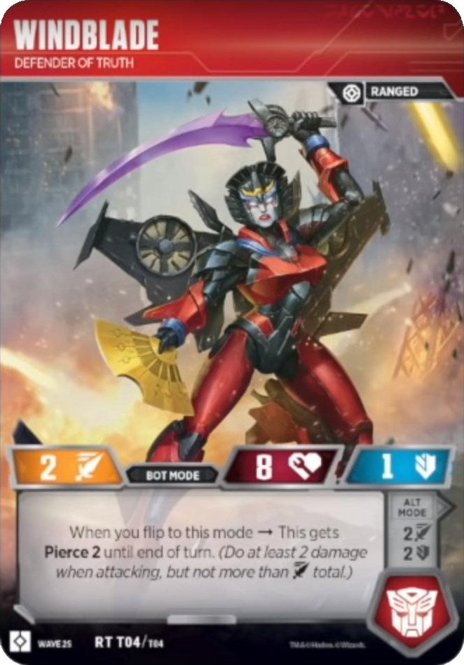 Image for Windblade - Defender of Truth (Wave 2S - Bumblebee vs Megatron) (T04) - Transformers TCG
