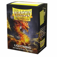Dragon Shield - Dual Matte Standard Size Sleeves 100pk - Lightning