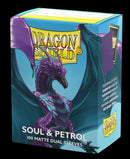 Dragon Shield Dual Matte Standard Sleeves - Soul & Petrol (100-Pack)