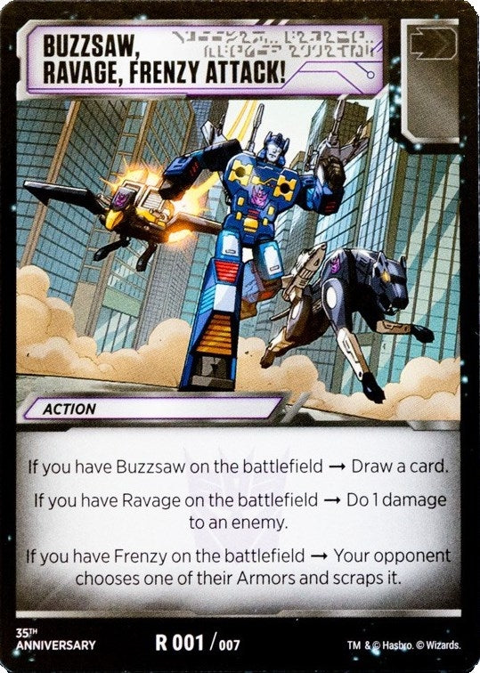 Image for Buzzsaw, Ravage, Frenzy Attack! (001) [BvS35]