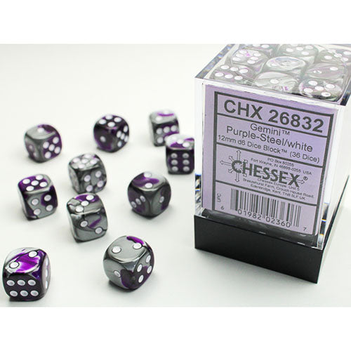 Chessex Dice - D6 Dice Block 12mm (36 Dice)