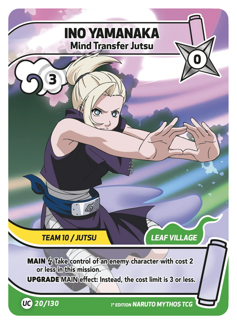 Image for Ino Yamanaka — Mind Transfer Jutsu (020/130) (KSH) - Naruto Mythos TCG