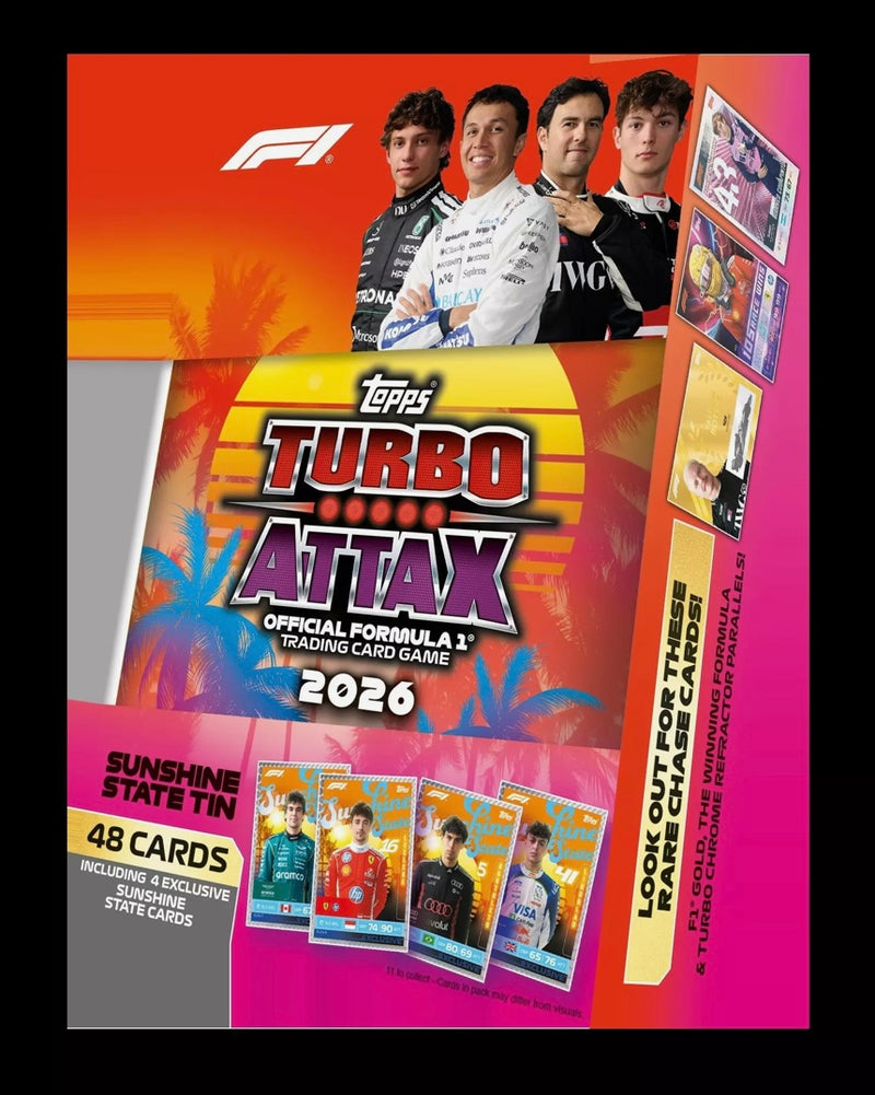 Topps Turbo Attax Formula 1 2026 - Mega Tin