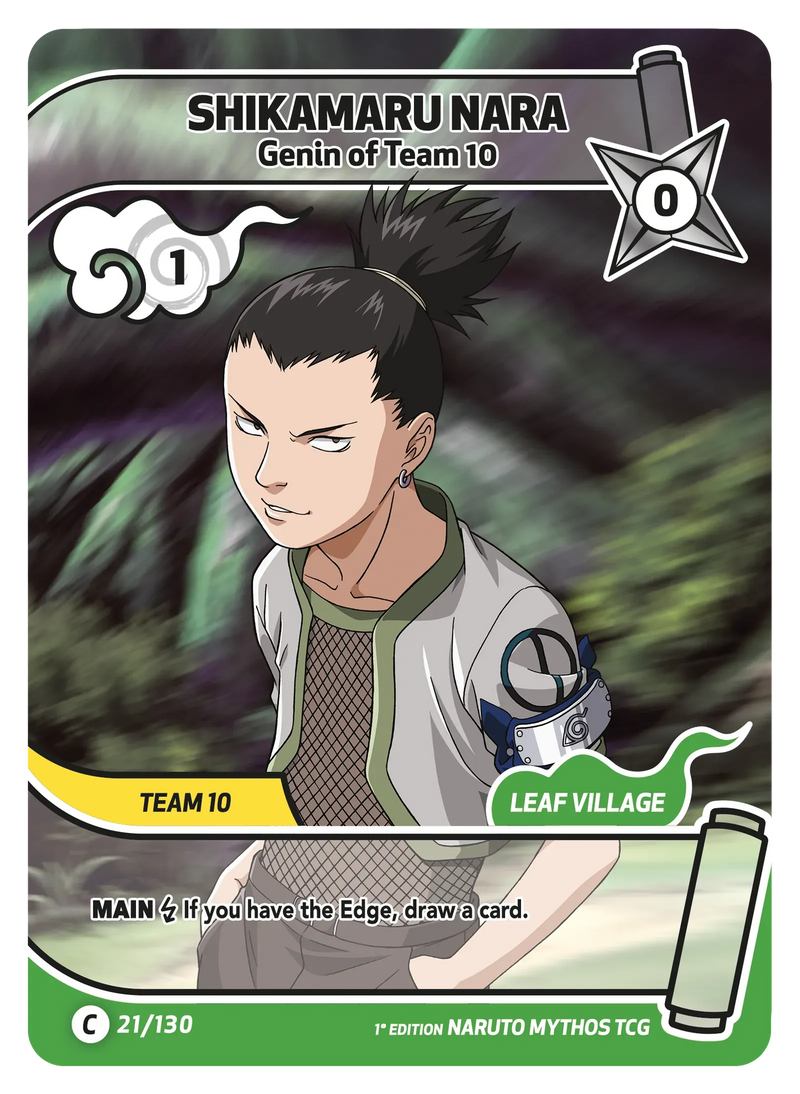 Image for Shikamaru Nara — Genin of Team 10 (021/130) (KSH) - Naruto Mythos TCG