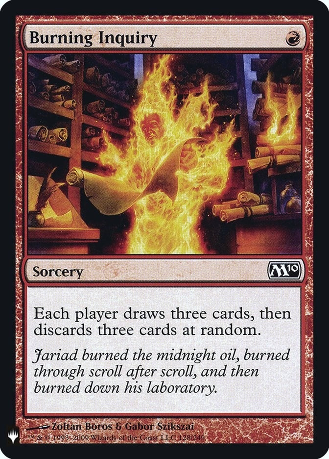 Image for Burning Inquiry (128) (LIST) - Magic: The Gathering