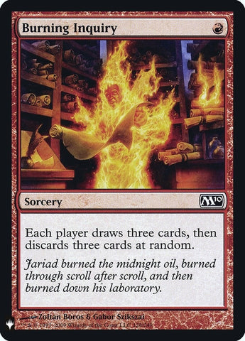 Image for Burning Inquiry (128) (LIST) - Magic: The Gathering