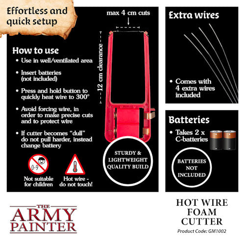 The Army Painter - GameMaster - Hot Wire Foam Cutter