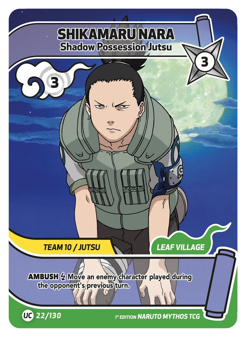 Image for Shikamaru Nara — Shadow Possession Jutsu (022/130) (KSH) - Naruto Mythos TCG
