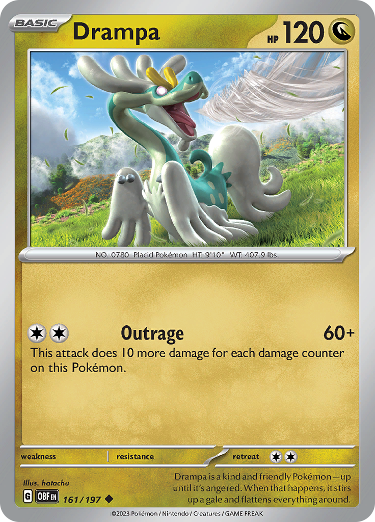 Drampa (161/197) [Scarlet & Violet: Obsidian Flames]