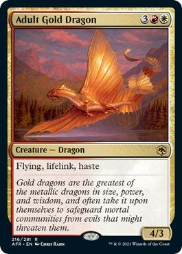 Image for Adult Gold Dragon (216) [Adventures in the Forgotten Realms]