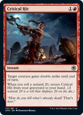 Image for Critical Hit (137) [Adventures in the Forgotten Realms]