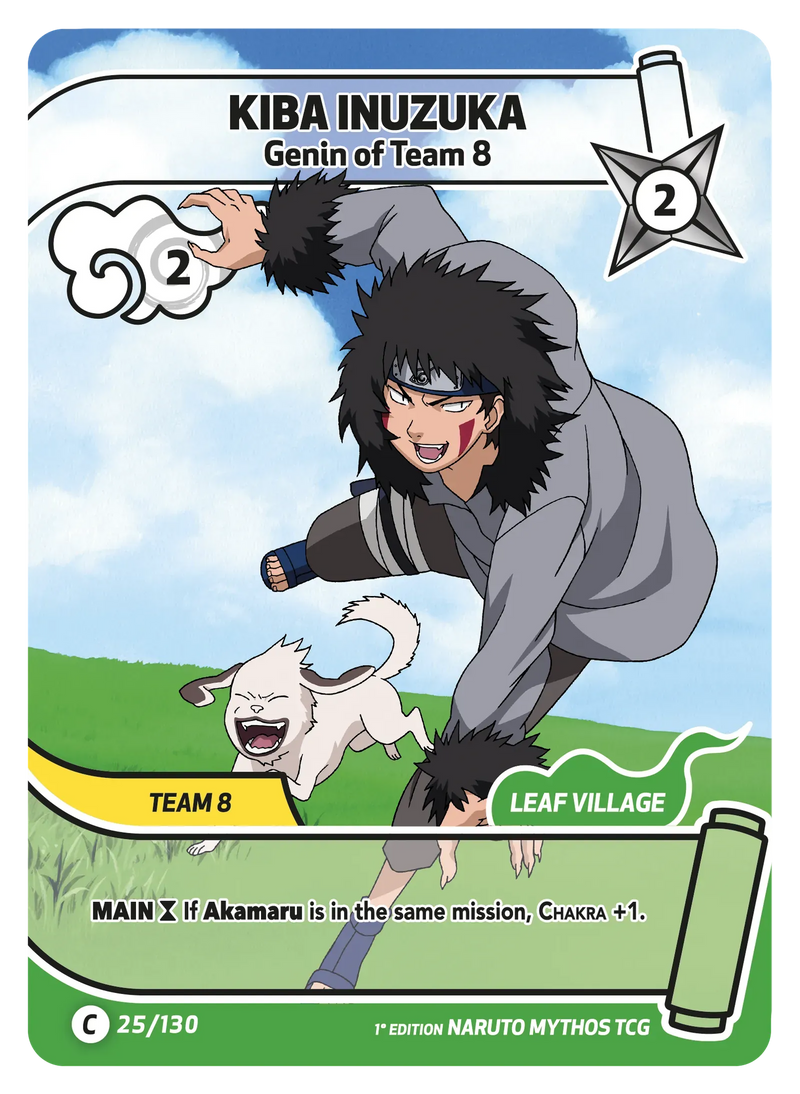 Image for Kiba Inuzuka — Genin of Team 8 (025/130) (KSH) - Naruto Mythos TCG