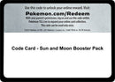 Image for Code Card - Sun and Moon Booster Pack - Pokemon