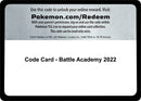 Image for Code Card - Battle Academy 2022 - Pokemon