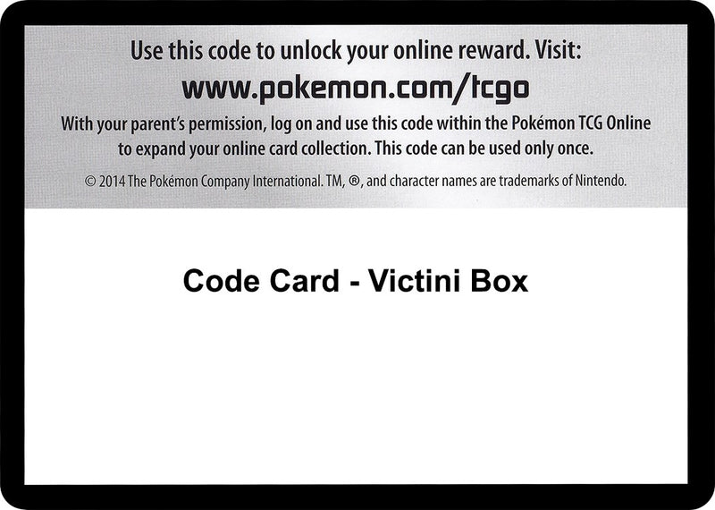 Image for Code Card - Victini Box - Pokemon