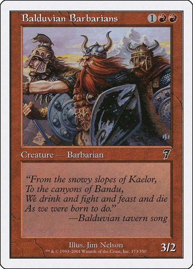 Image for Balduvian Barbarians (173) [7th Edition]