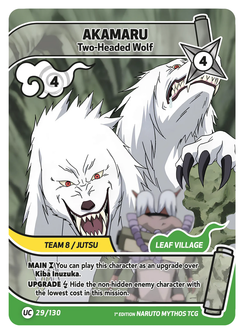 Image for Akamaru — Two-Headed Wolf (029/130) (KSH) - Naruto Mythos TCG